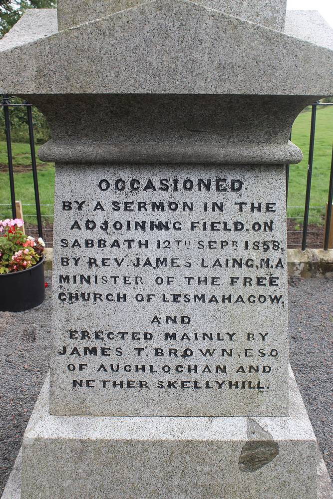 Monument to David Steel 